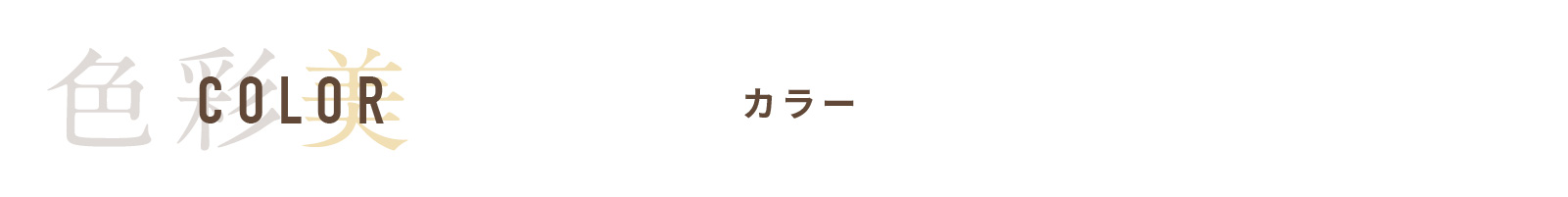 COLOR カラー